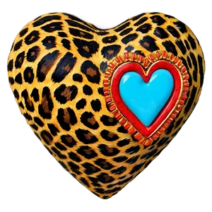 Leopard Heart Wonderland PNG Wso23 PNG