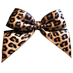 Leopard Print Cheer Bow Png Nuu41 PNG image