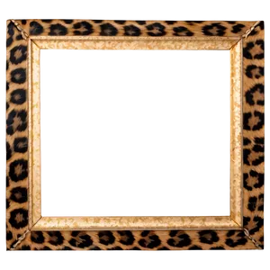 Leopard Print Frame Png 05212024 PNG image