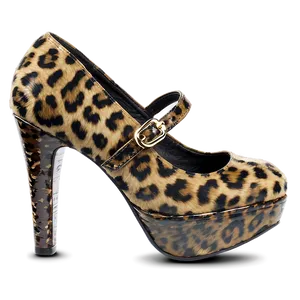 Leopard Print High Heels Png 06122024 PNG image