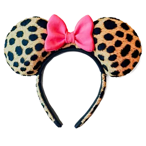 Leopard Print Mouse Ears PNG 4 PNG