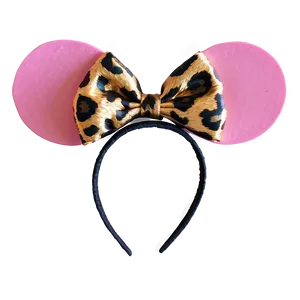 Leopard Print Mouse Ears PNG Hmi52 PNG