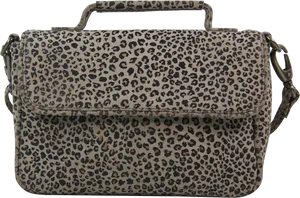 Leopard Print Satchel Handbag PNG image