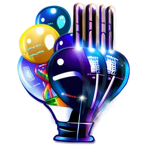 Lets Glow Crazy Celebration Icon PNG 06292024