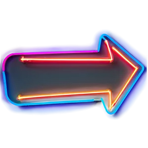 Lets Glow Crazy Neon Arrow Sign PNG Caa28 PNG