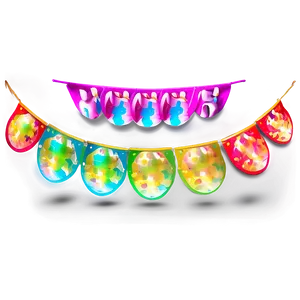 Lets Glow Crazy Party Banner PNG Ylo