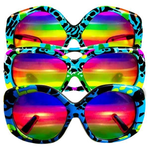 Lets Glow Crazy Party Glasses Png Pit PNG image