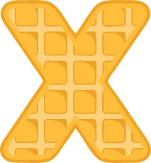 Letter X Pattern Design PNG