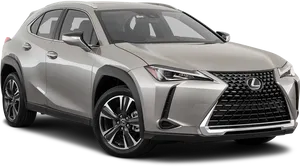 Lexus Luxury Crossover Silver PNG image