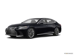 Lexus Luxury Sedan Profile View PNG image