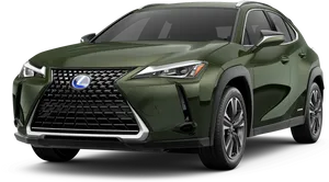 Lexus U X Crossover Green Exterior PNG image