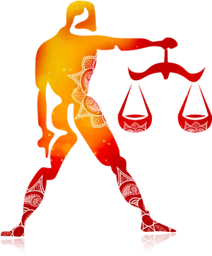 Libra Zodiac Symbol Silhouette PNG image