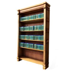 Library Bookshelf PNG Btv60