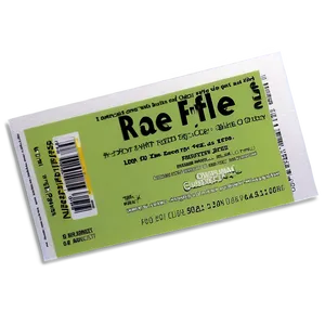Library Fundraiser Raffle Ticket PNG 06262024
