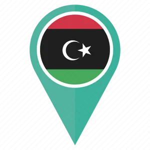 Libya Location Icon PNG image