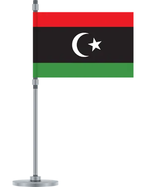 Libyan Flagon Pole PNG image