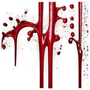 Life's Crimson: Blood Splatter Splash PNG 47