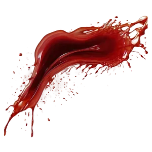 Life's Sanguine Fluid: Blood Splash Art PNG 04302024
