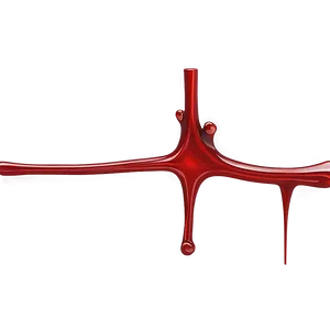 Life Stream: Blood Splat PNG 95