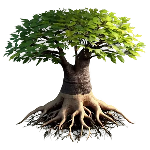 Lifelike Tree Roots Render Png 06262024 PNG image