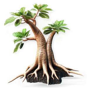 Lifelike Tree Roots Render Png Rly74 PNG image