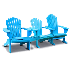 Light Blue Adirondack Chair PNG Wdu88 PNG