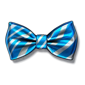 Light Blue Bow Tie Charm Png 05252024 PNG image