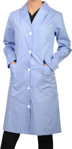 Light Blue Lab Coat PNG image