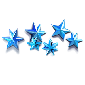 Light Blue Stars PNG Bty88 PNG
