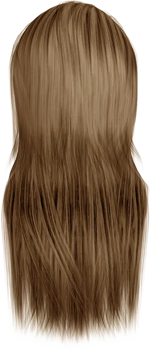 Light Brown Straight Hair Texture PNG image
