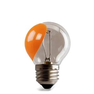 Light Bulb Orange Png 65 PNG image