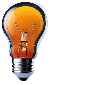 Light Bulb Orange PNG Pwg PNG
