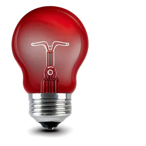 Light Bulb Red PNG 05042024 PNG