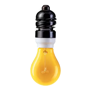 Light Bulb Yellow Png 05042024 PNG image