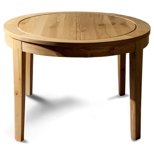 Light Oak Dining Table PNG 13
