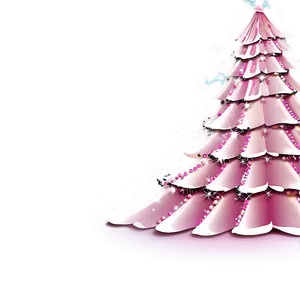 Light Pink Christmas Tree PNG 06122024 PNG