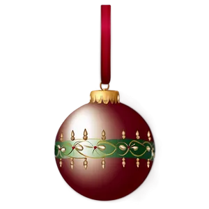Light Up Christmas Ornaments PNG Gna71