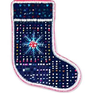 Light Up Christmas Stocking PNG 06132024 PNG