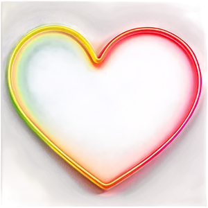 Light Up Neon Heart Png 06122024 PNG image