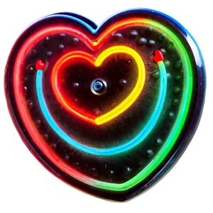Light Up Neon Heart PNG 68 PNG