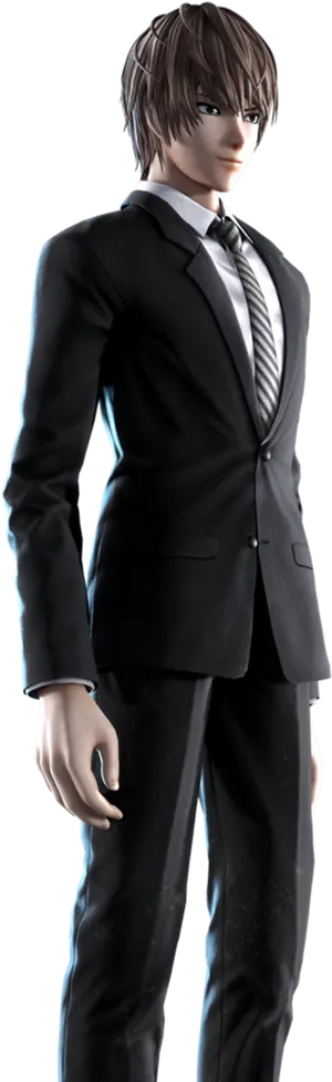 Light Yagami Death Note Character PNG image