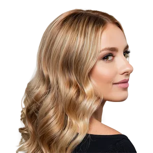 Lightened Tips Blond Hair PNG 22 PNG