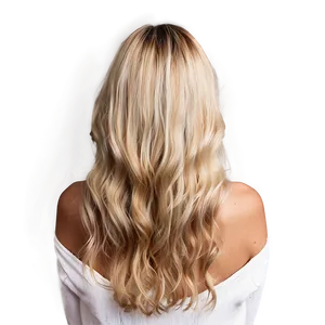 Lightened Tips Blond Hair PNG Lrx PNG