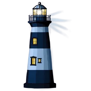 Lighthouse And Stars Png Gdi PNG image