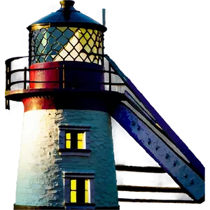 Lighthouse At Dawn Png Iym PNG image