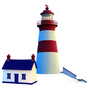 Lighthouse At Dawn Png Lhk PNG image