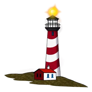 Lighthouse At Dawn Png Vyf82 PNG image