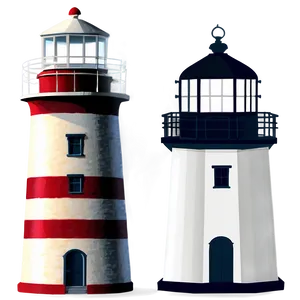 Lighthouse At Night Png Qvl55 PNG image