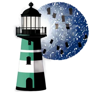 Lighthouse Beacon At Night Png 20 PNG image