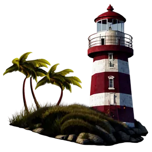 Lighthouse By The Sea Png Ghq PNG image